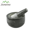 cheap price 16cm black color stone mortar